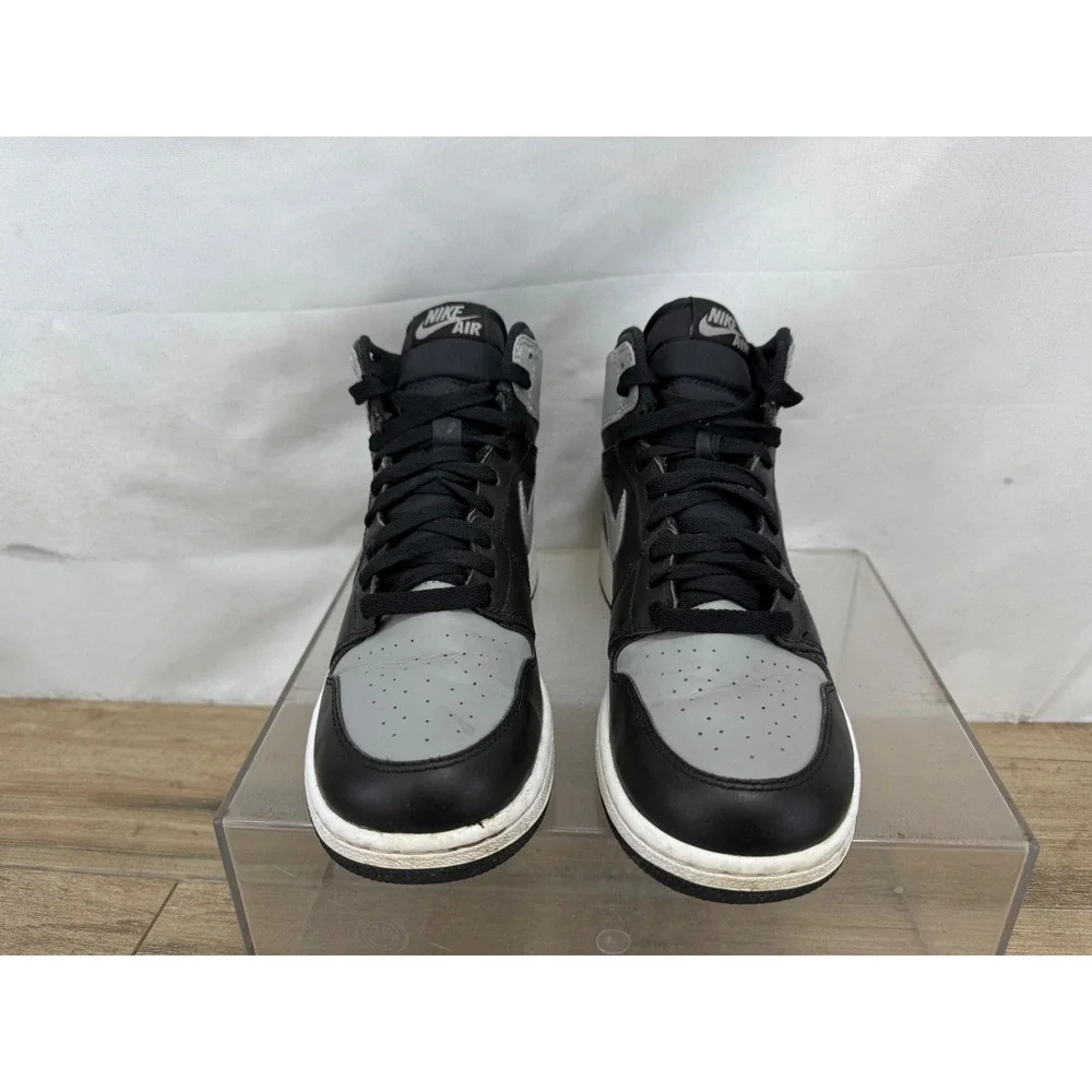 Nike Air Jordan 1 Retro‎ High OG Shadow 2013 Black Grey 555088-014 Mens 6.5Y
